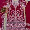 Stitched Georgette Dress - Image 2