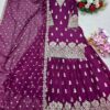 Catalogs Stitched Sarara Party Wear - Image 4